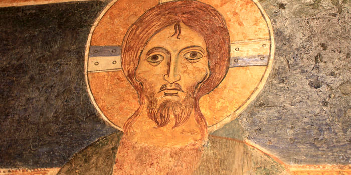 Affresco bizantino nella chiesa della Madonna delle Grazie a Casarano